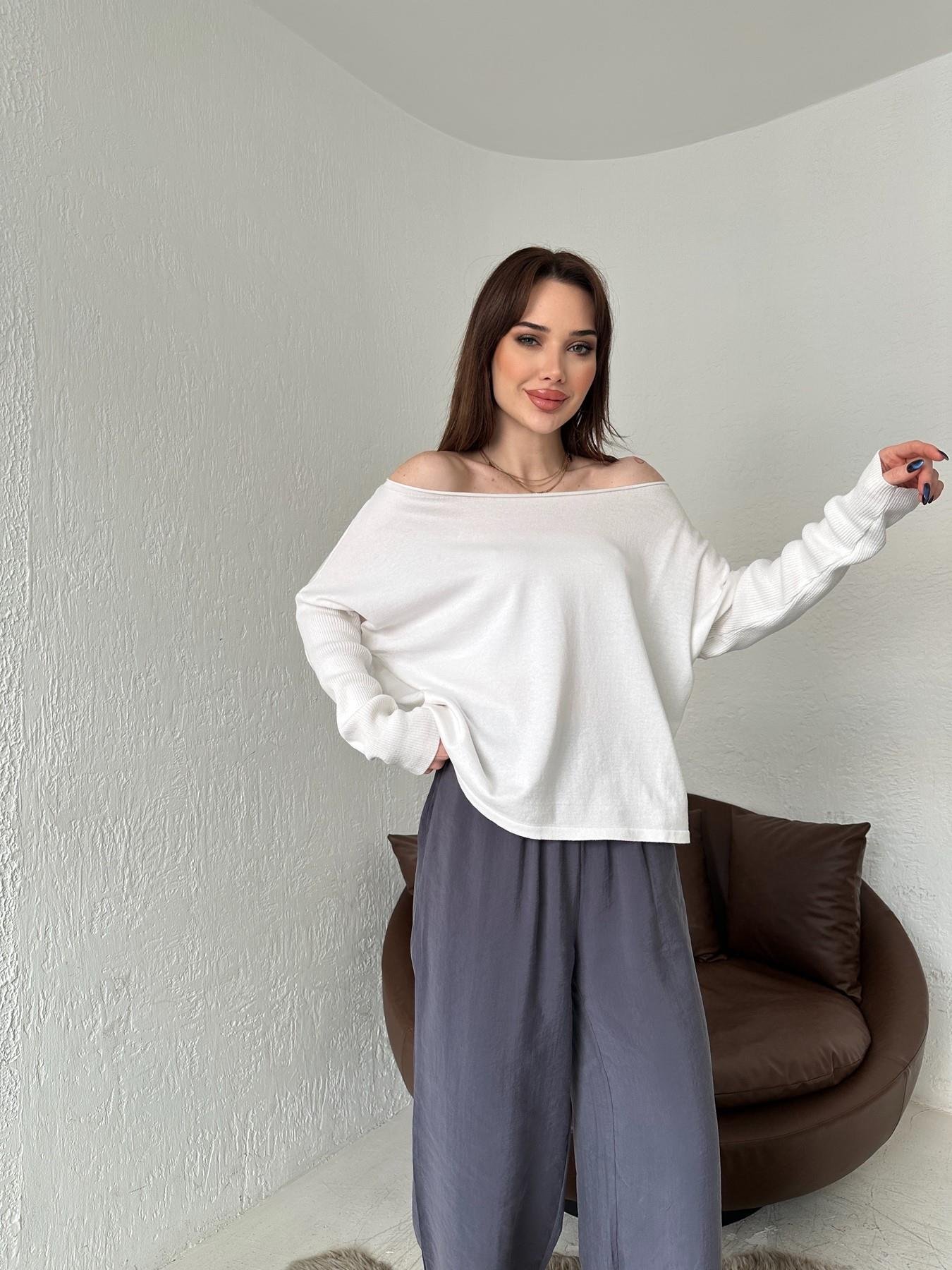 Kayık Yaka Uzun Kollu Triko EKRU