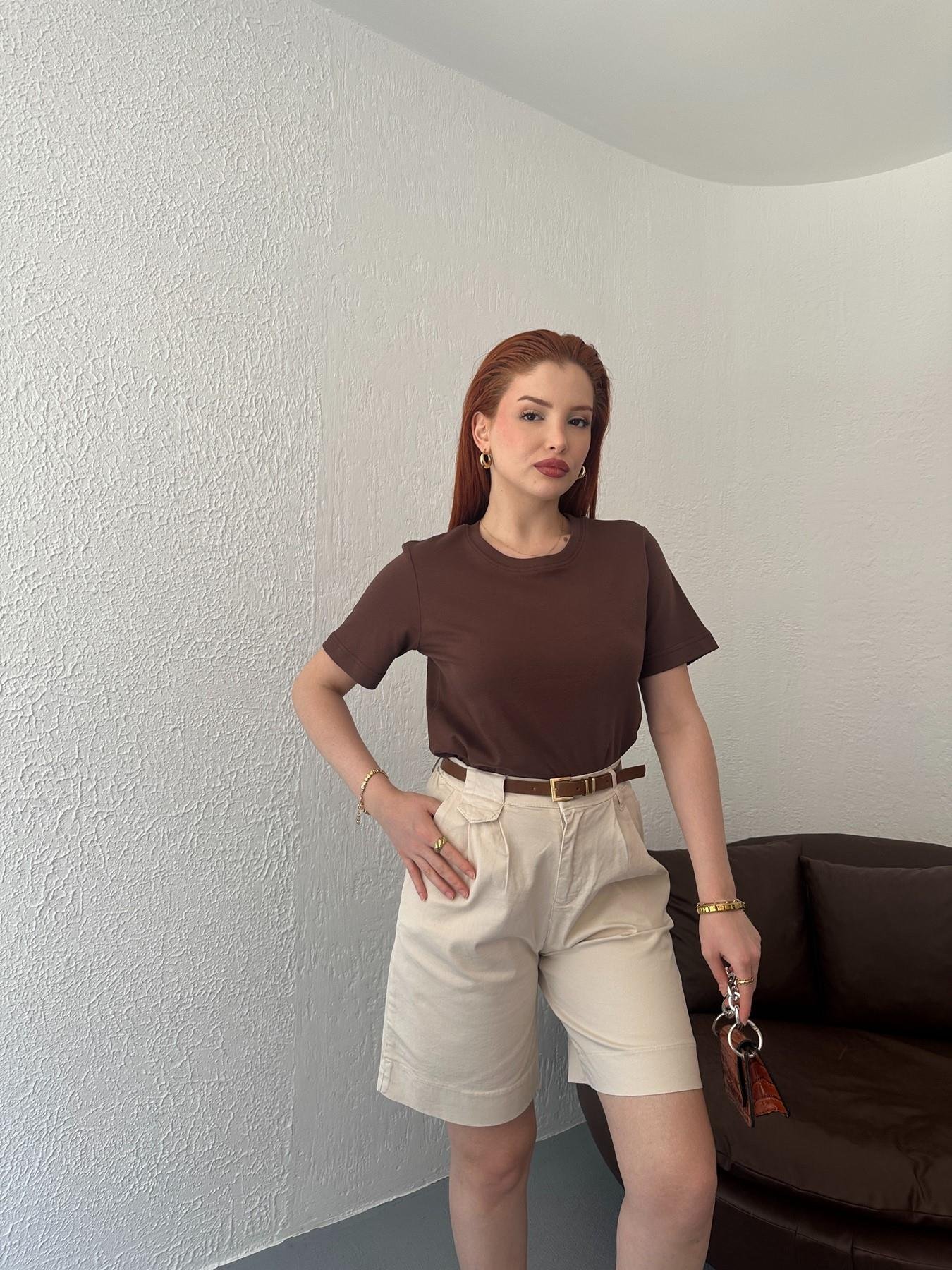 Kemerli Şort Taş