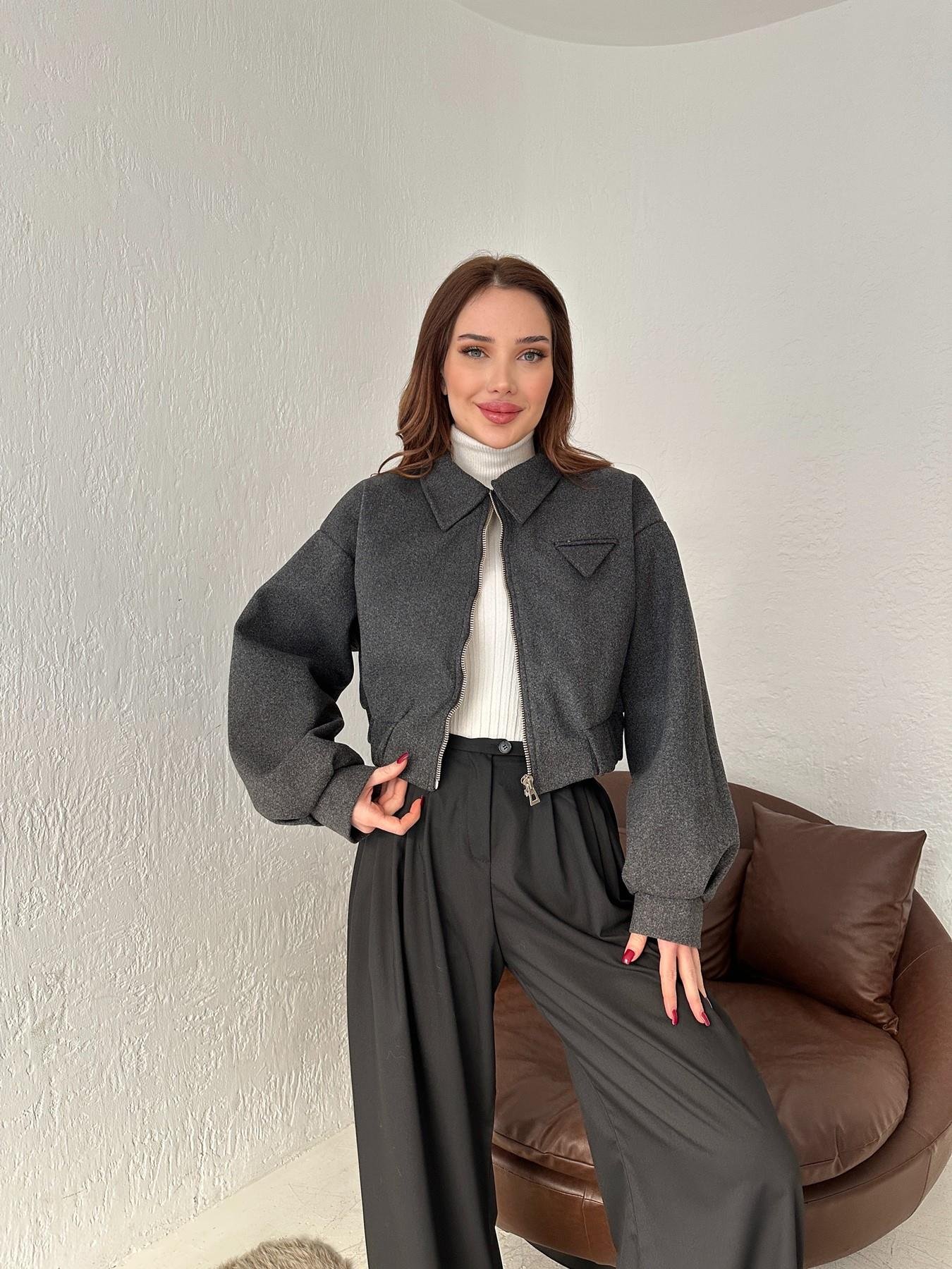 Kısa Kaşe Ceket ANTRASİT