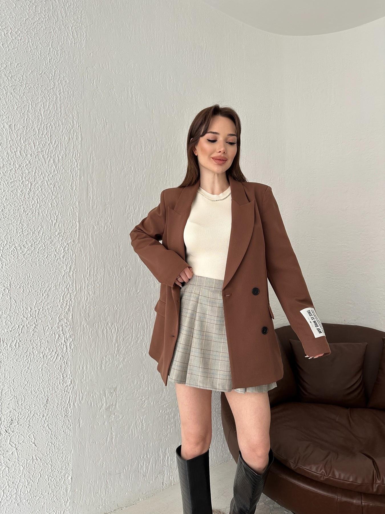 Kolu Bantlı Basic Ceket KAHVE