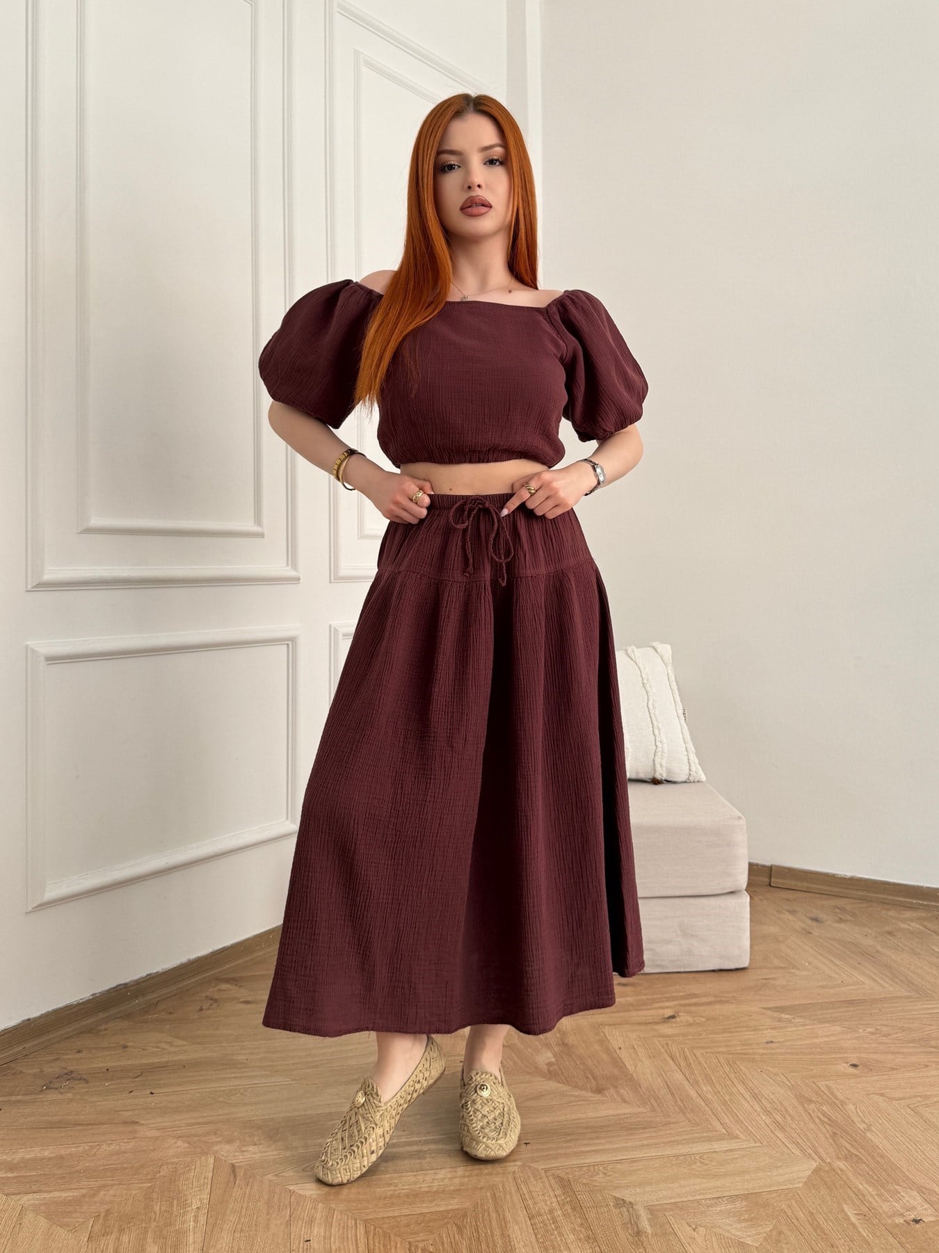 Krinkıl Çan Etek Mürdüm