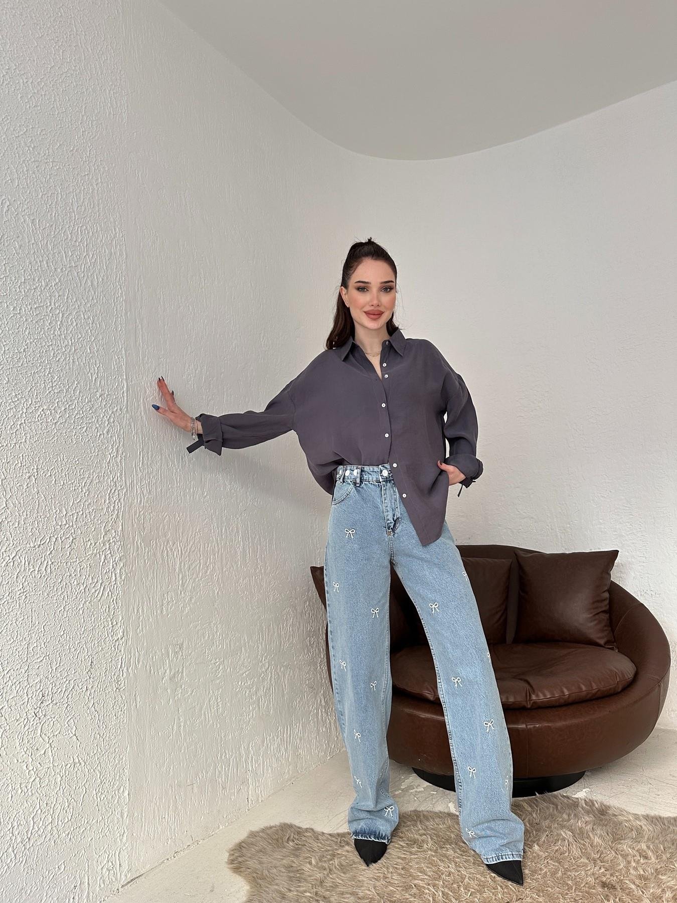 Nakış Detay Jean KOYU MAVİ