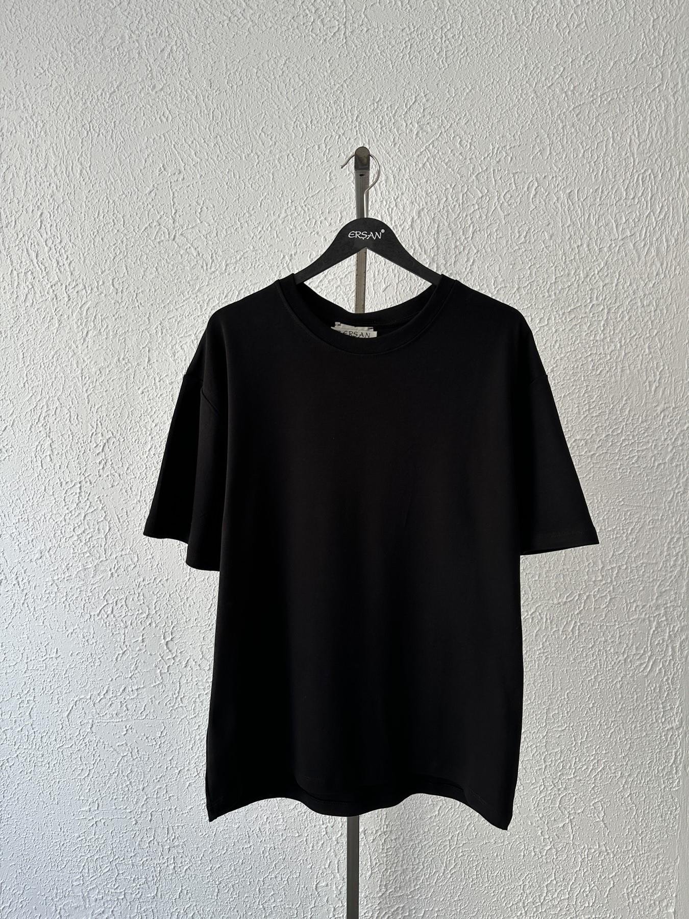 Oversize Basic Tişört Siyah