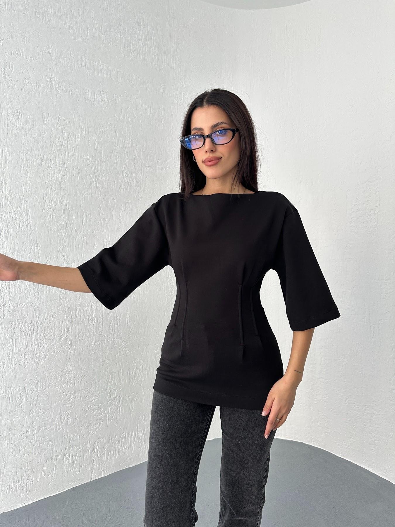 Pensli Tişört Siyah