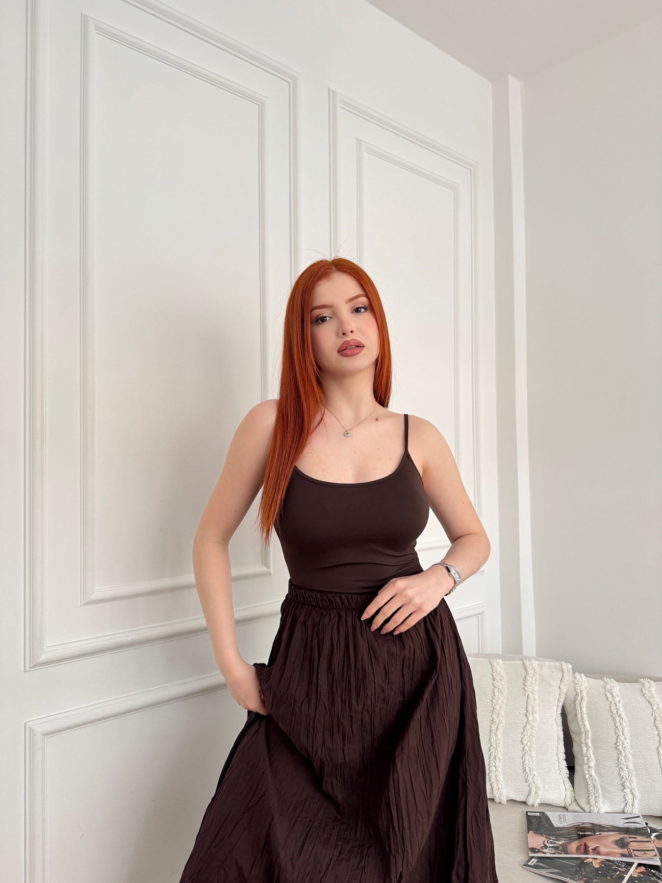 Poliamid Atlet Acı kahve