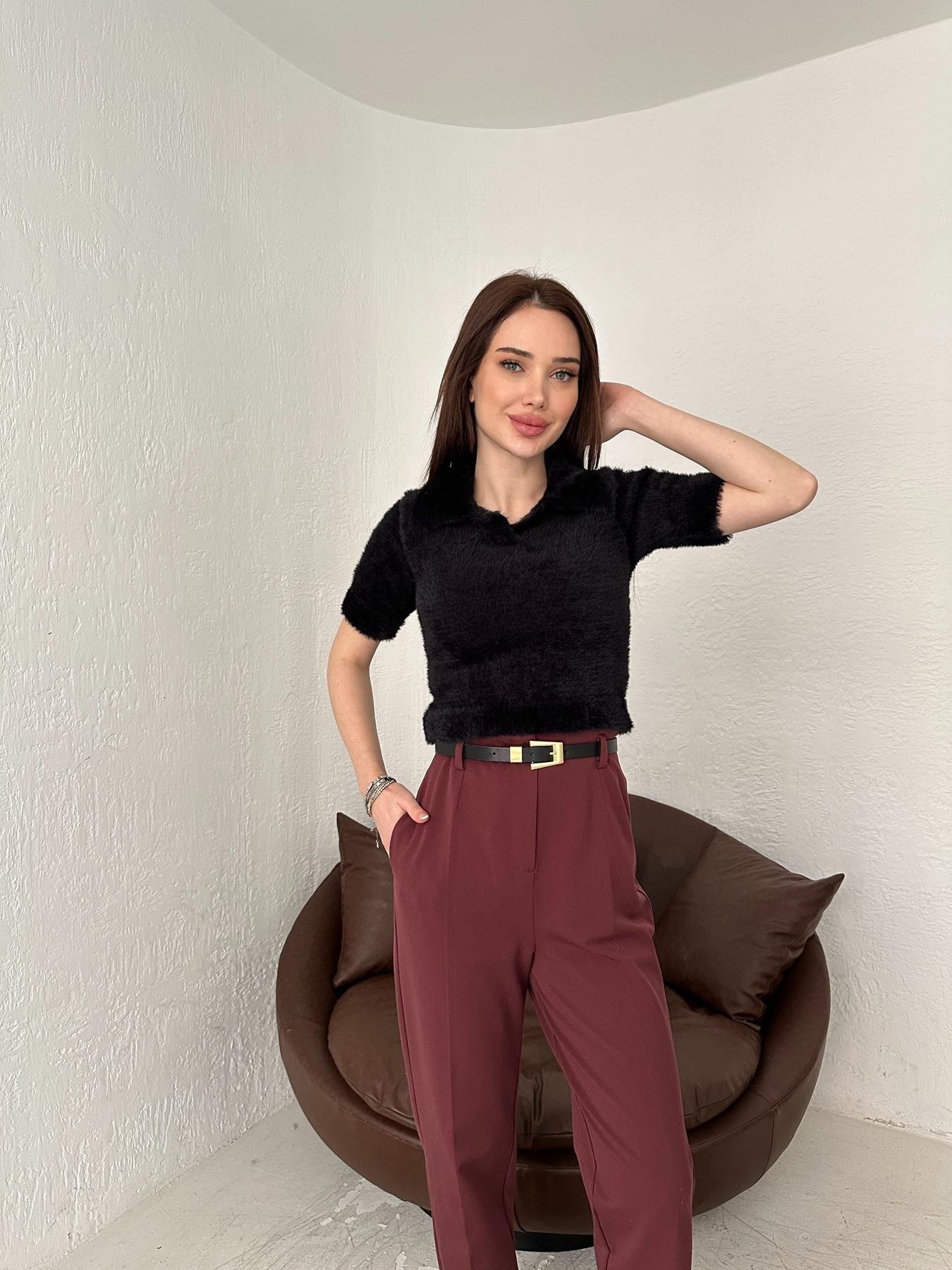 Polo Yaka Yumoş Triko SİYAH