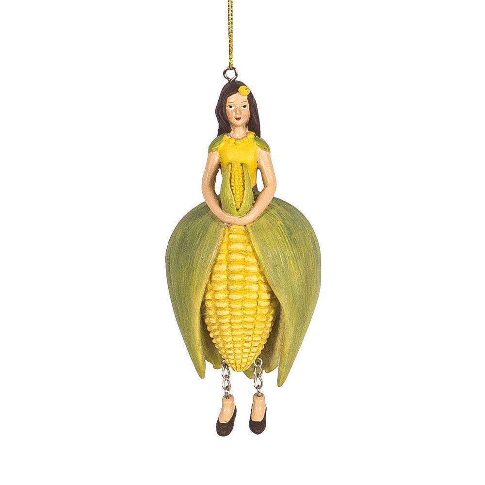 1 Adet 11cm Çiçek Kız Peri Biblo Mısır Koçanı