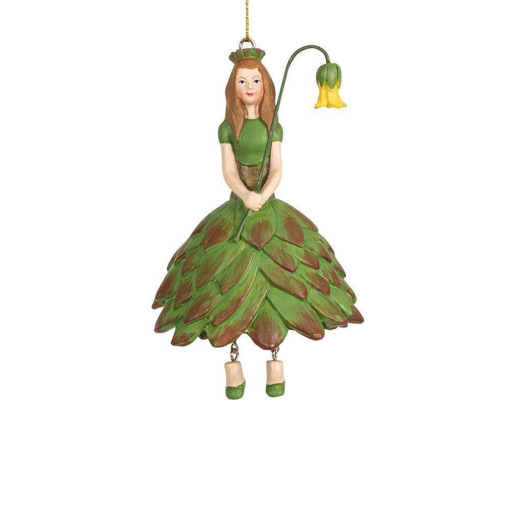 1 Adet 11cm Çiçek Kız Peri Biblo Sukutlent Çiçeği Echeverıa