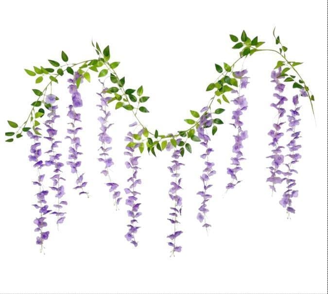 1 Adet 180cm 10 Dallı Sarmaşık Yapay Çiçek