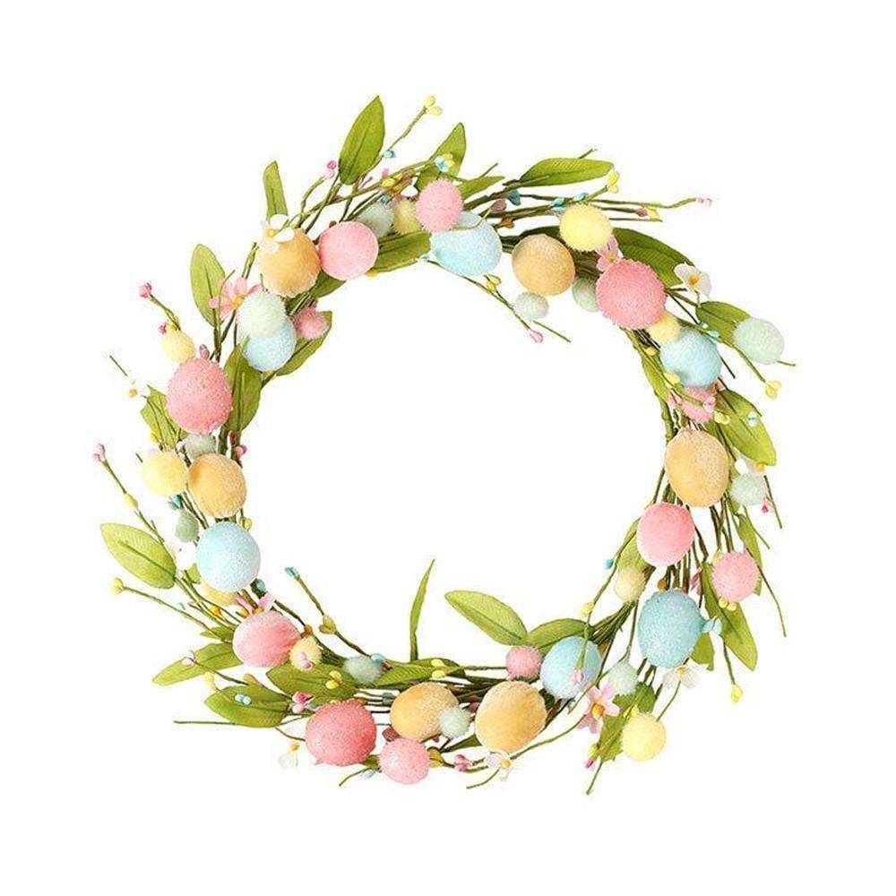 1 Adet 30cm Kapı Süsü Yumurta ve Dal Çiçekli