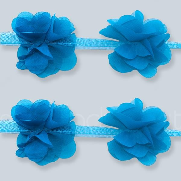 1 Bağ 120 Adet Kumaş Bağ Gül Ponpon Lazer