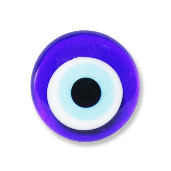 10 Adet 4cm Cam Nazar Boncuğu Deliksiz