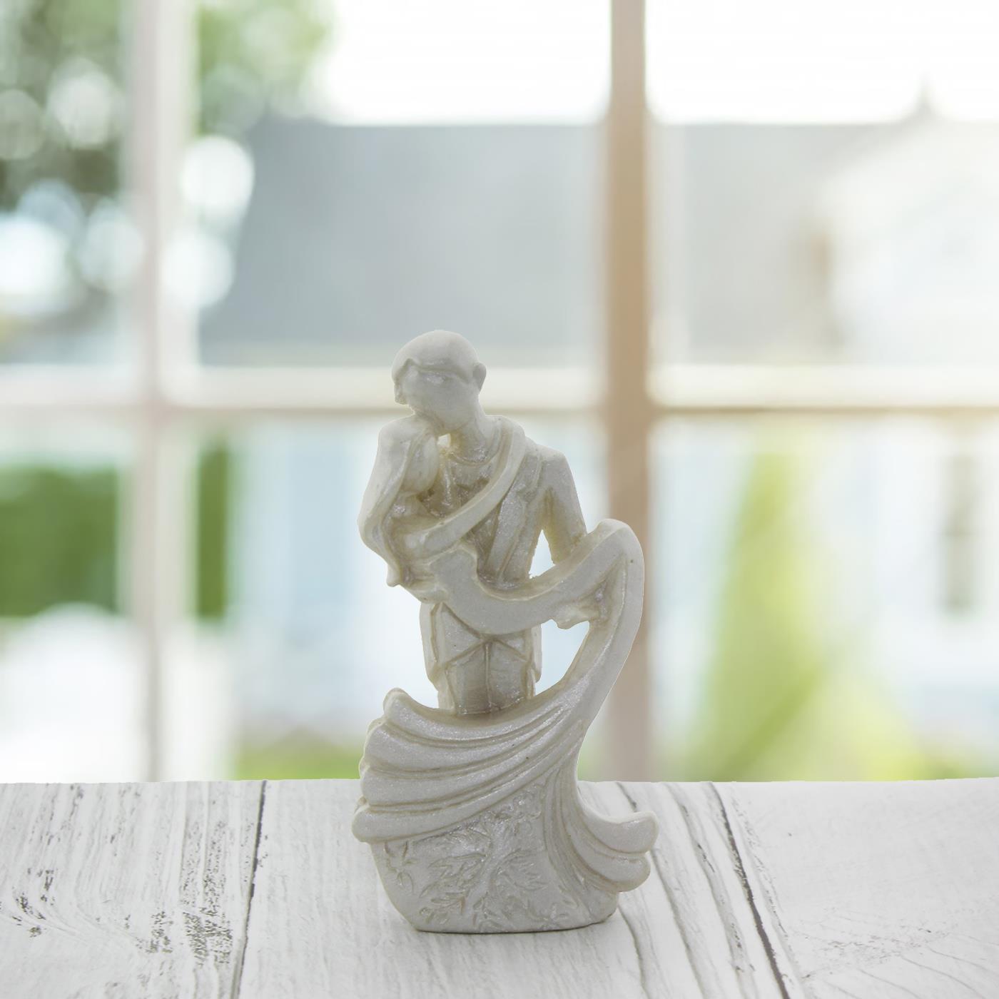 10 Adet 8cm Gelin Damat Biblo Sedef Boyalı