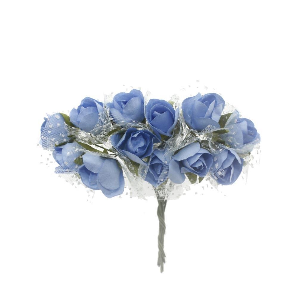 10 Demet (120 Adet) Tüllü Kağıt Gül Çiçek