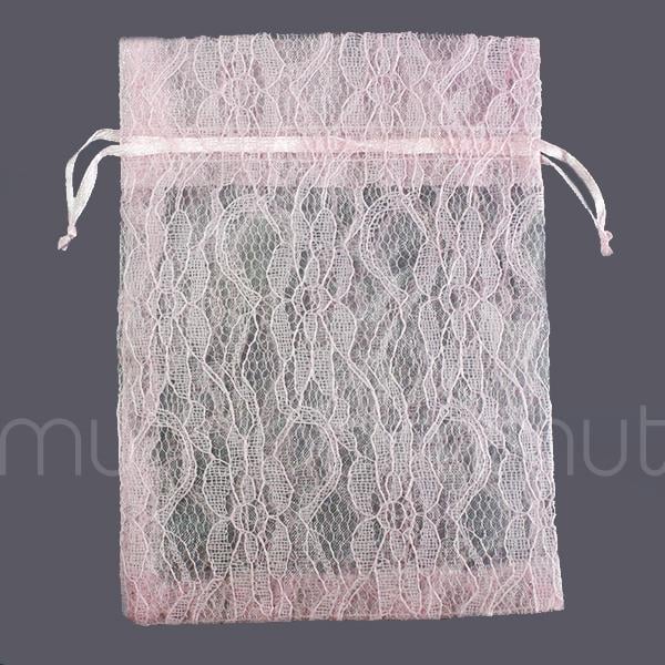 12 Adet 12x17cm Dantel Kese