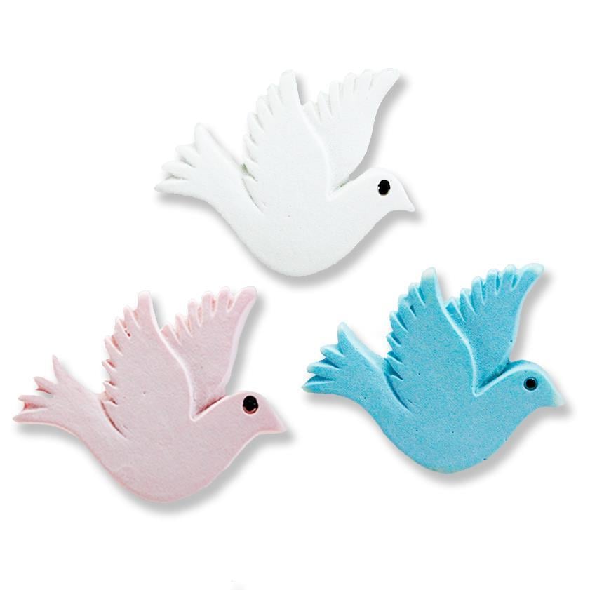 12 Adet 3x2,5cm Minik Güvercin Kuş Biblo