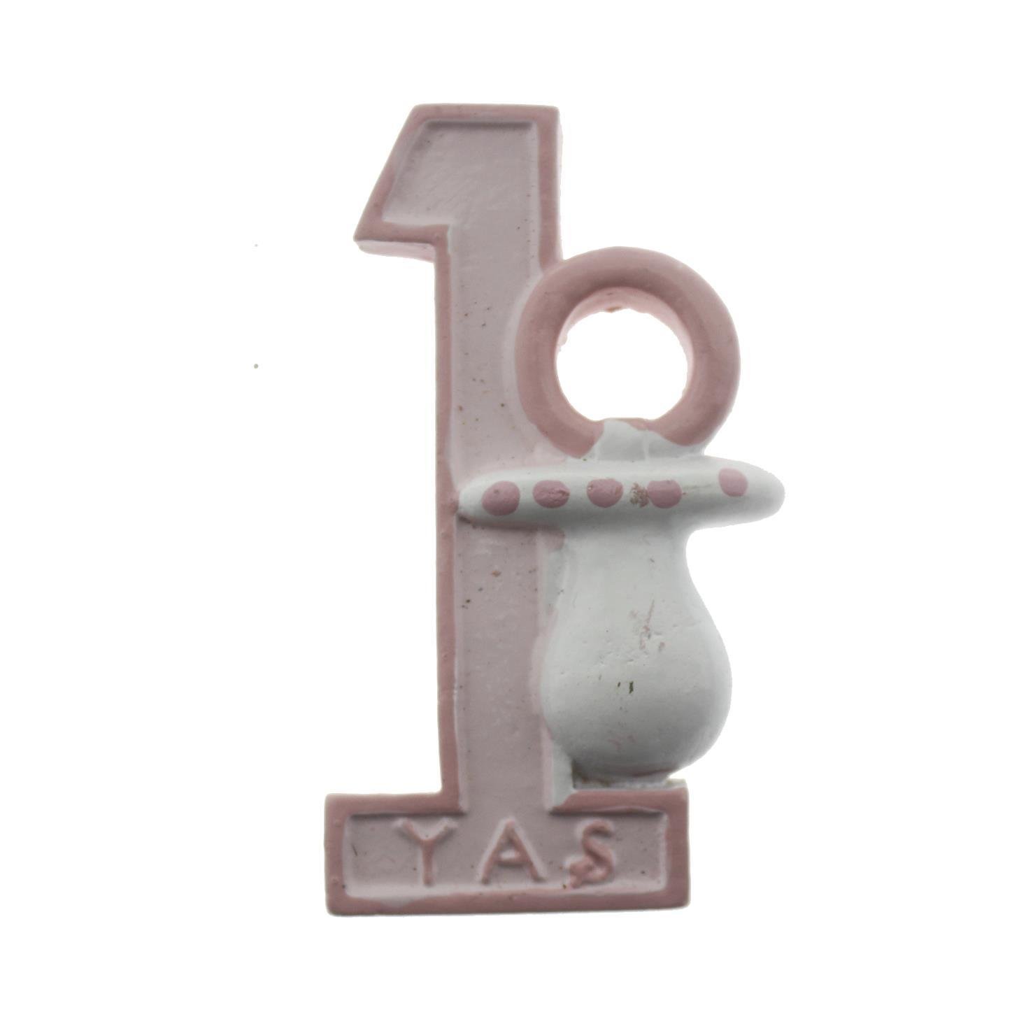 12 Adet 3x8cm Biberonlu 1 Yaş Biblo