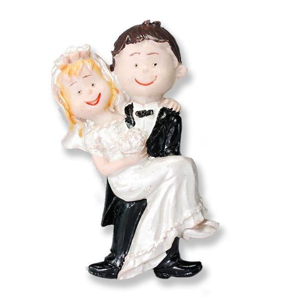 12 Adet Damadın Kucağında Gelin Biblo