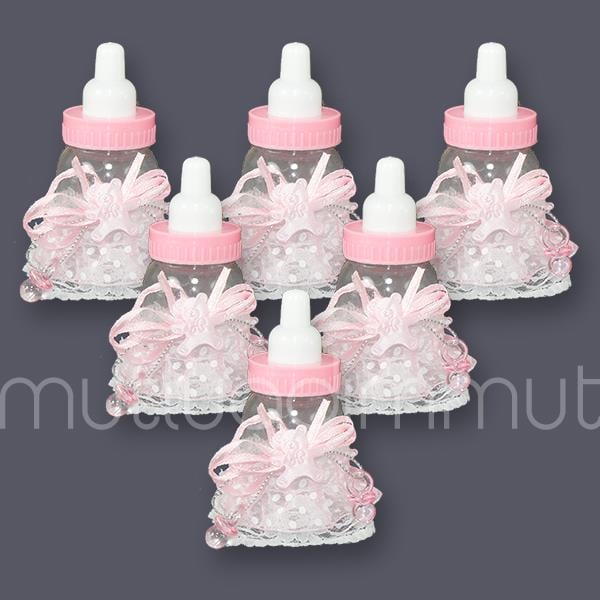 12 Adet Emzikli Ayıcıklı Fırfırlı Biberon