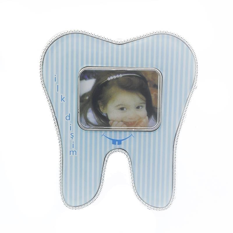 12 Adet İlk Dişim Diş Çerçeve Mıknatıs+ayaklı