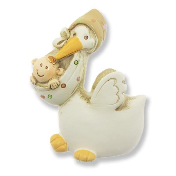 12 Adet Leylekli Bebek Biblo Vintage