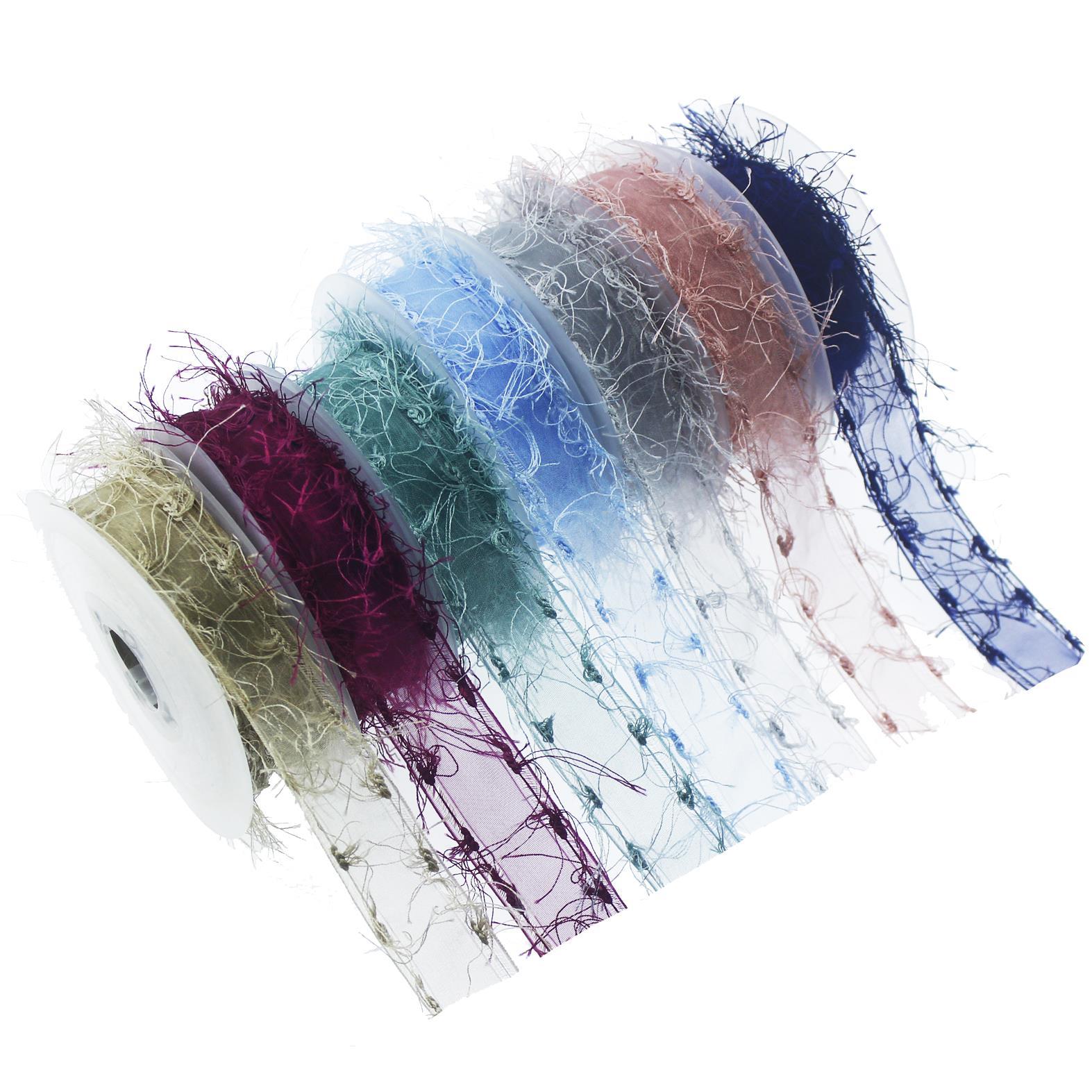 2cm x 10metre Saçaklı Organze Kurdela