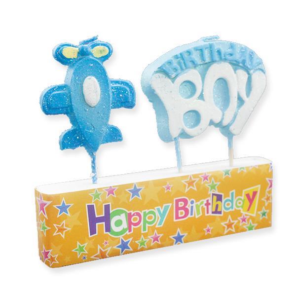 2li Doğumgünü Mum Uçaklı