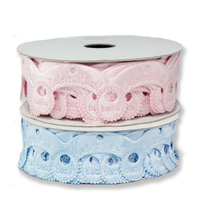 3cm x 9metre Congratulations Baby Önlük Kurdela