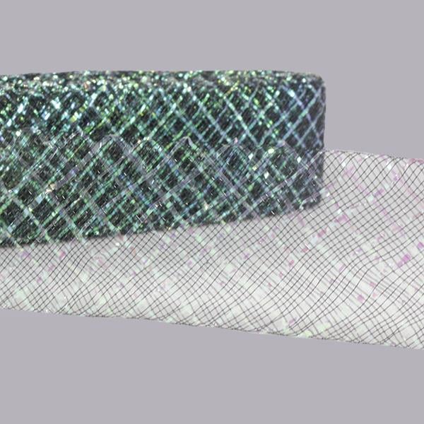 4,5cm X 25metre Simli Baklavalı Gren Esnek Kurdela