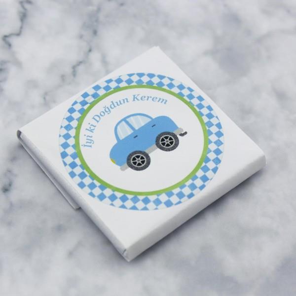 48 Adet  İsim Etiketli Arabalı Madlen Çikolata