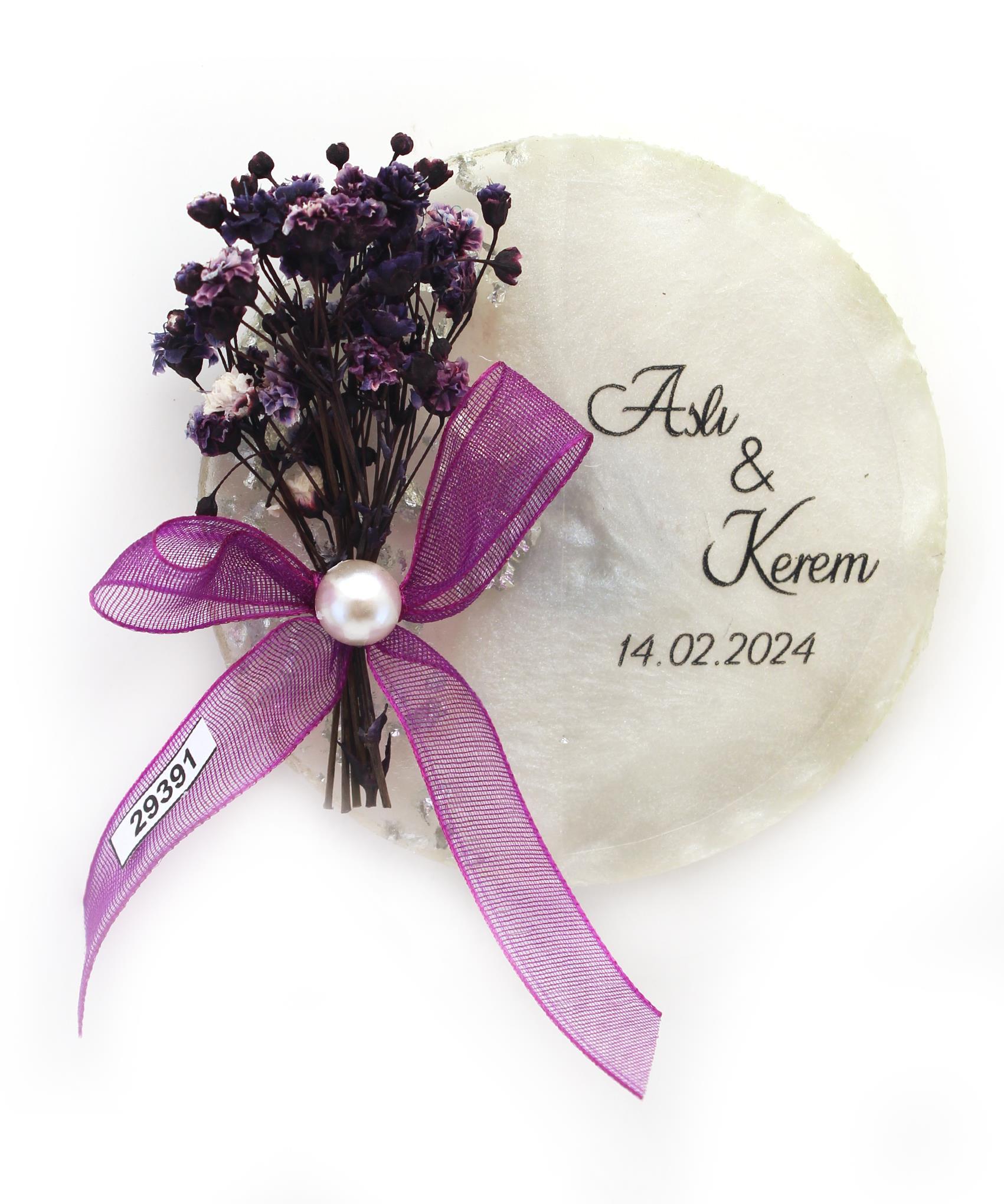 50 Adet 5,5cm Epoksi Magnet İsimli Söz Nişan Düğün Hediyesi