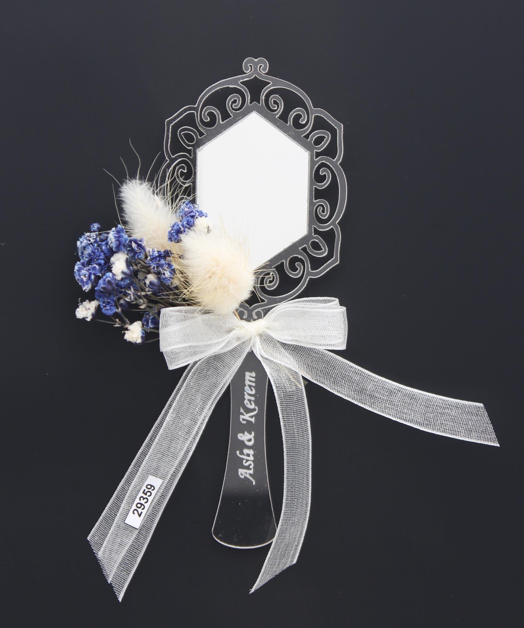 50 Adet 5x13 Pleksi Ayna İsimli Söz Nişan Hediyesi