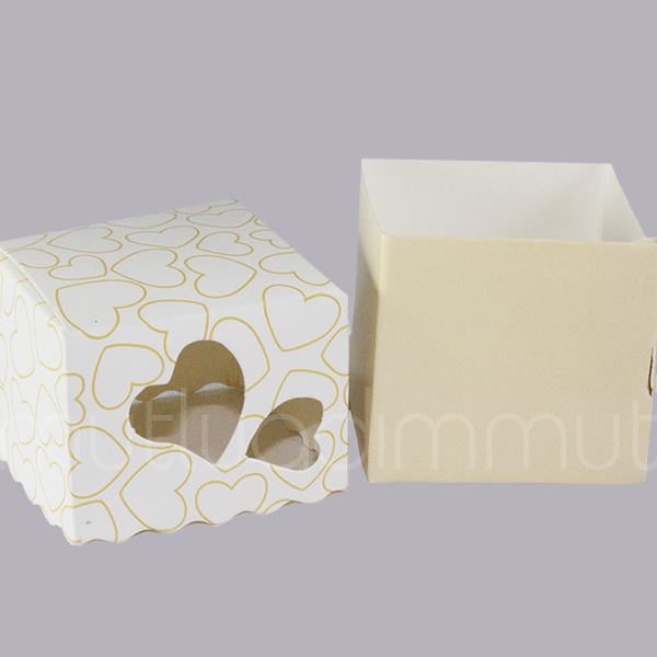 50 Adet Kalpli Demonte Karton Kapaklı Kutu