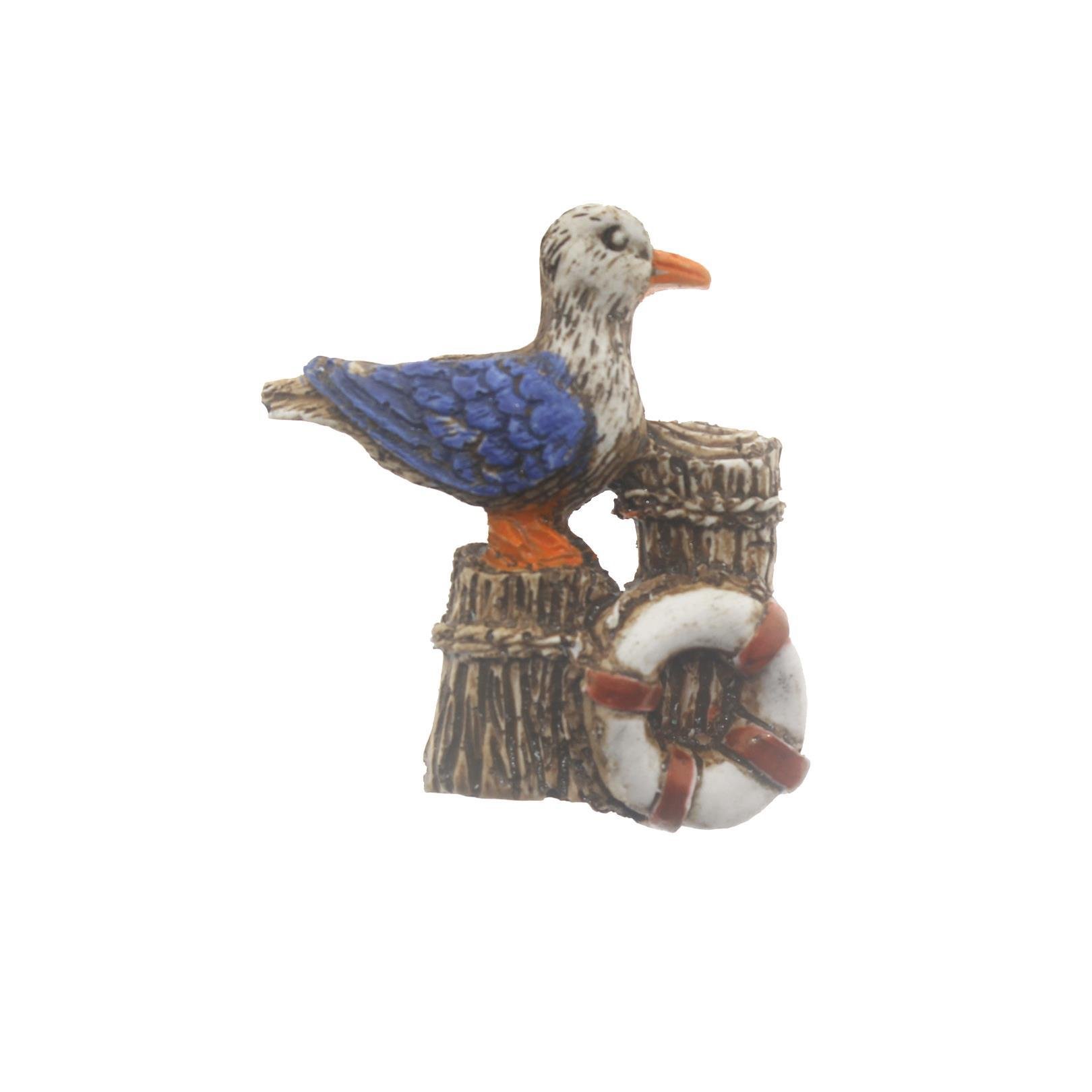 6 Adet 5x6cm Martı Biblo Eskitme Minyatür