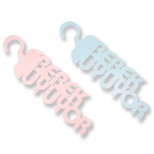 Ahşap Bebek Uyuyor Kapı Askısı 30x8,5cm