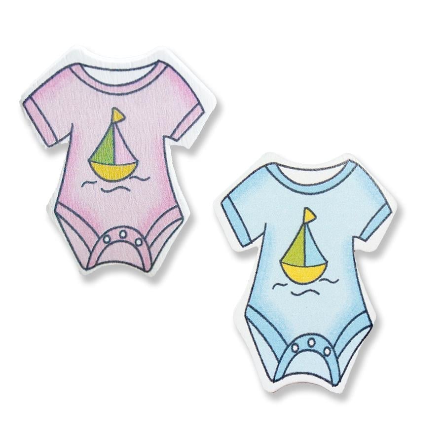 Ahşap Sticker Body 12 Adet