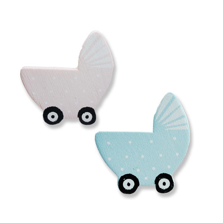 Ahşap Sticker Puset 12 Adet