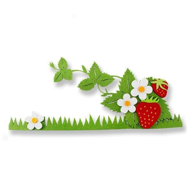 Çilekli Keçe Süs 35cm