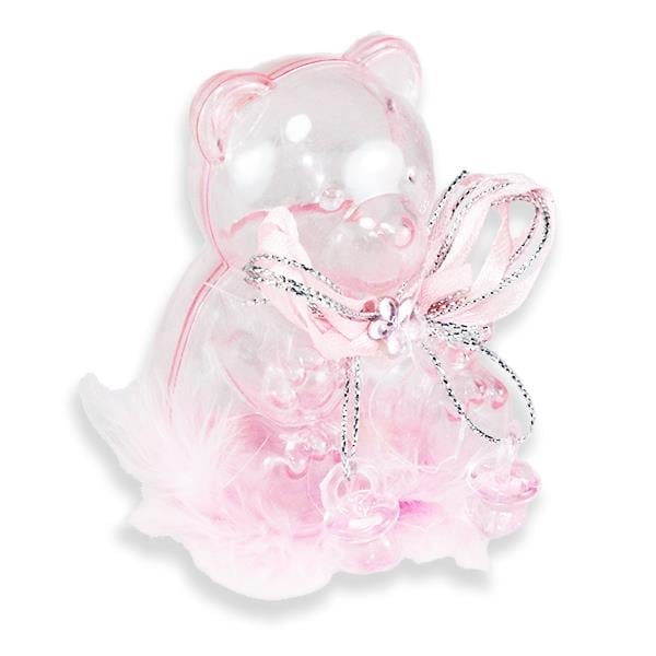 Şeffaf Ayıcık Kutu 12 Adet