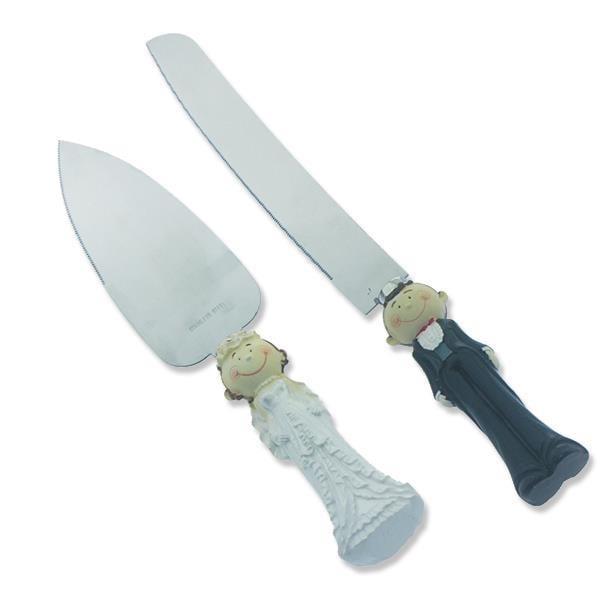 Sevimli Gelin Damatlı Bıçak Ve Spatula Seti