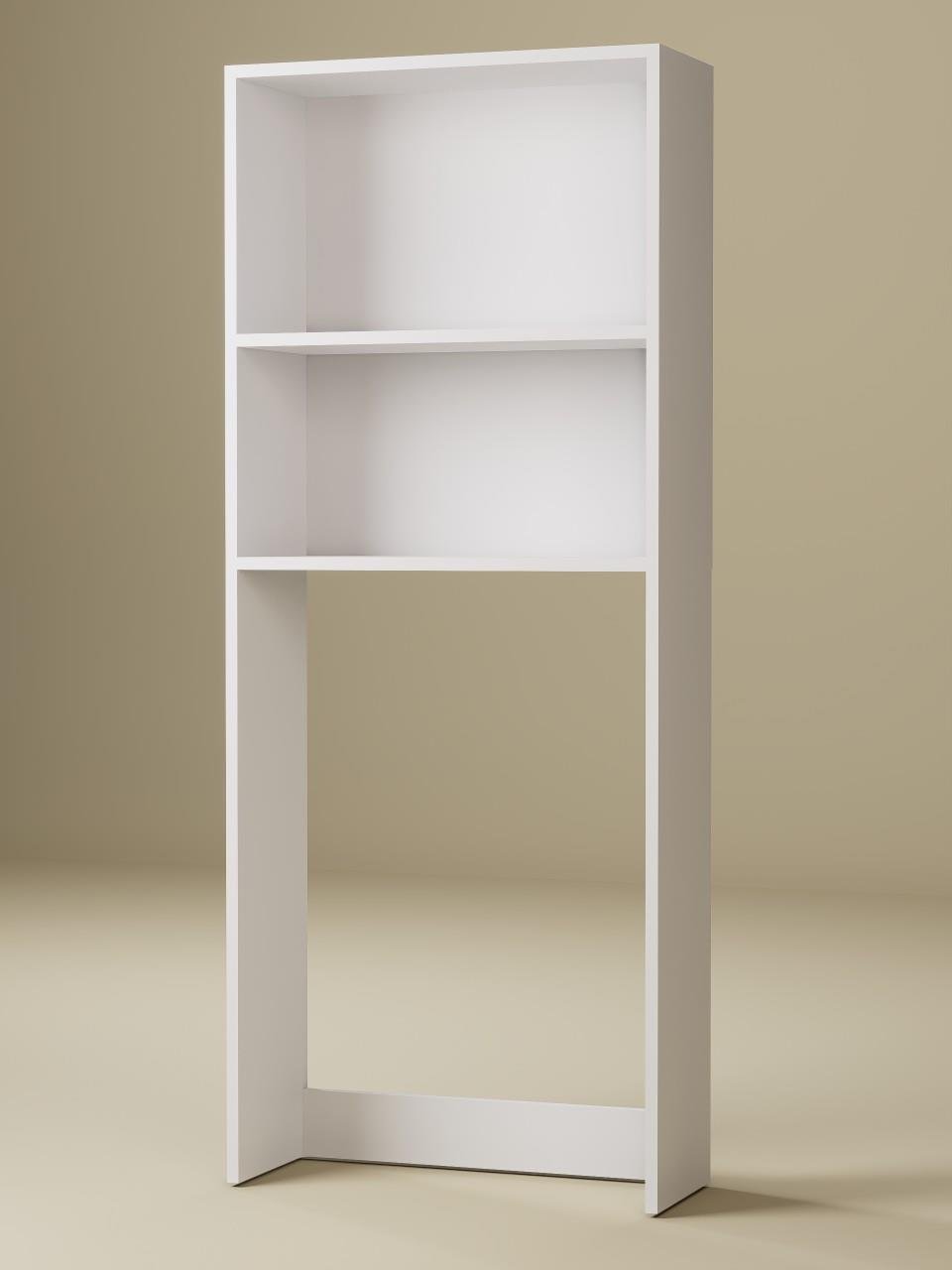 %100 MDF Çamaşır ve Kurutma Makinesi Dolabı, Beyaz Açık Raflı Çamaşır Makinesi Üstü Düzenleyicisi
