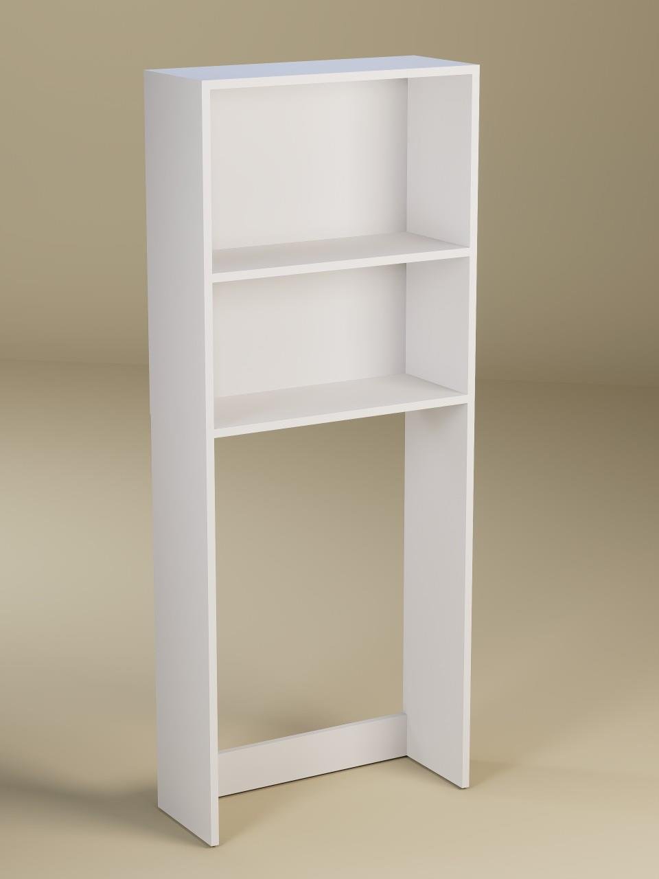 %100 MDF Çamaşır ve Kurutma Makinesi Dolabı, Beyaz Açık Raflı Çamaşır Makinesi Üstü Düzenleyicisi