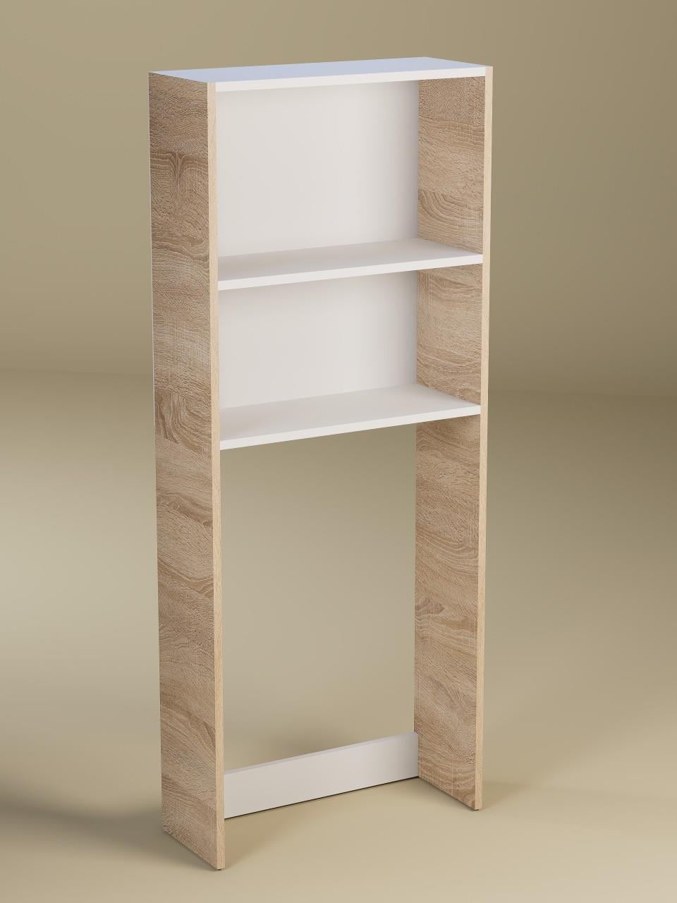 %100 MDF Çamaşır ve Kurutma Makinesi Dolabı, Beyaz Açık Raflı Çamaşır Makinesi Üstü Düzenleyicisi