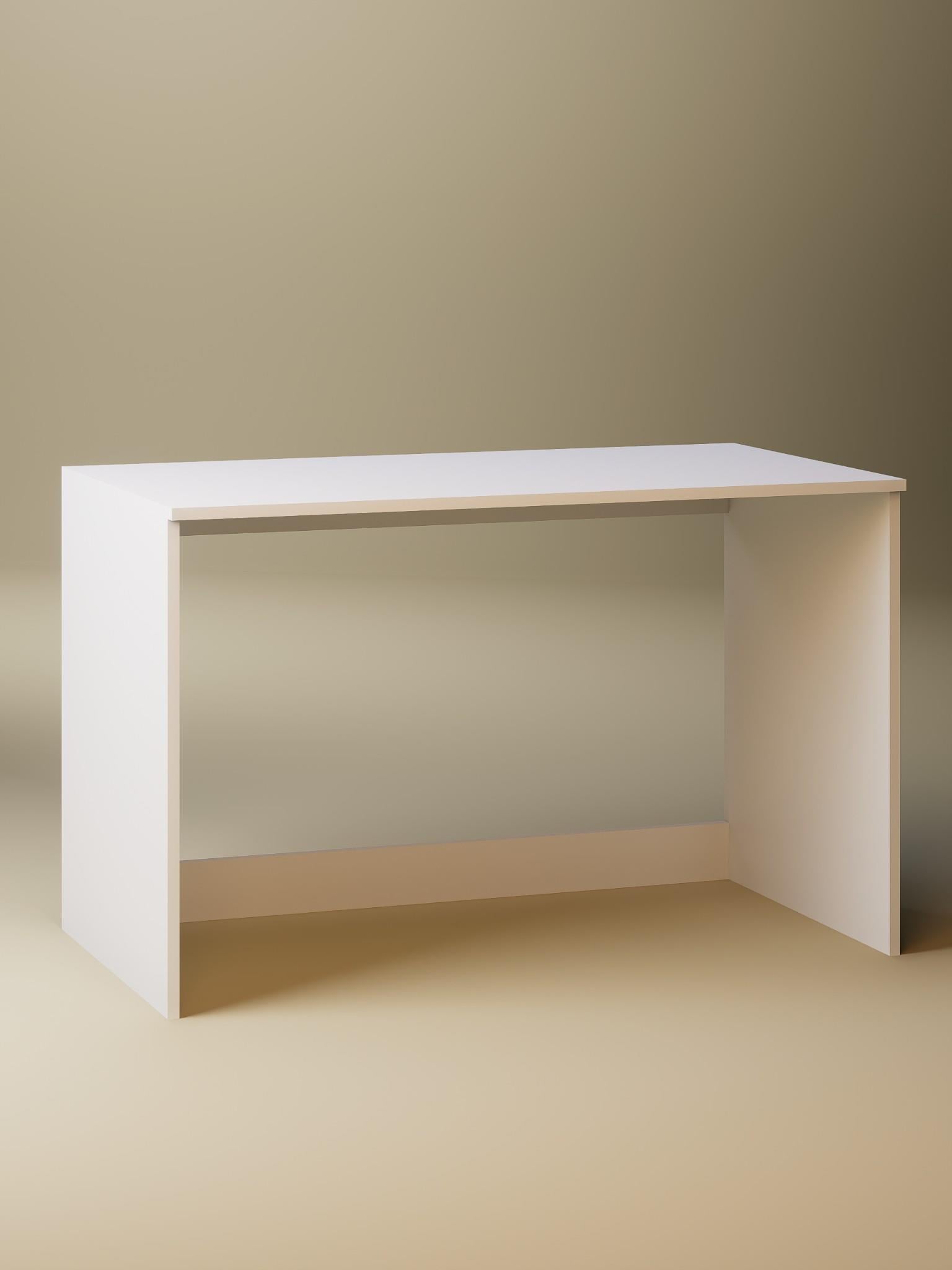 Çalışma Masası, Beyaz Bilgisayar Masası, MDF 60x120cm