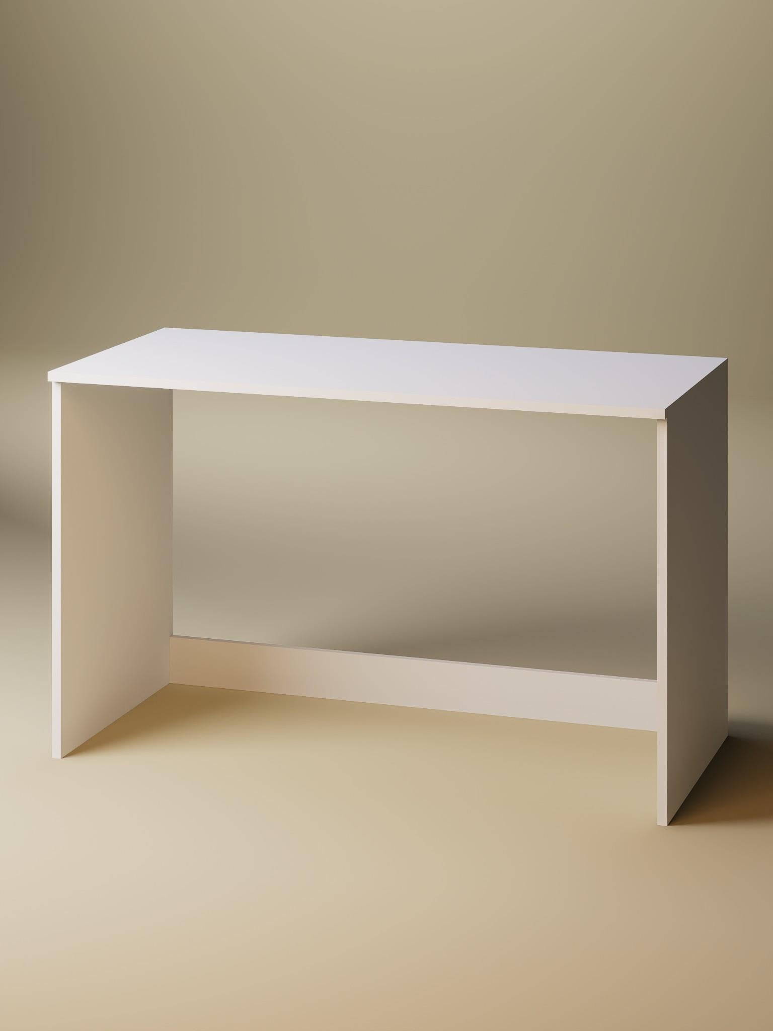Çalışma Masası, Beyaz Bilgisayar Masası, MDF 60x120cm