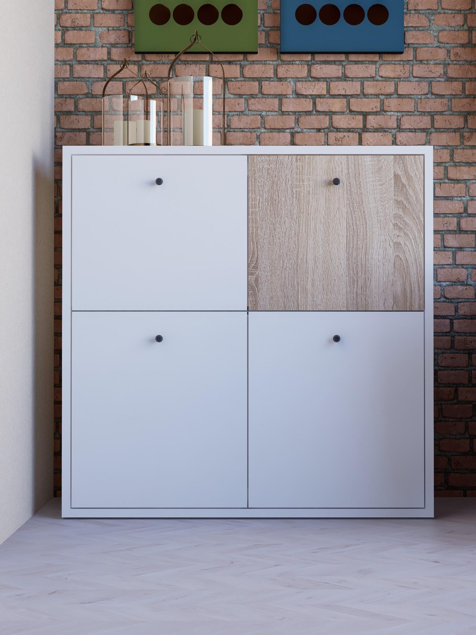 Detamob Çok Amaçlı Dolap, Raflı Ayakkabılık, Banyo Dolabı, Mutfak Dolabı, 1. Sınıf MDF