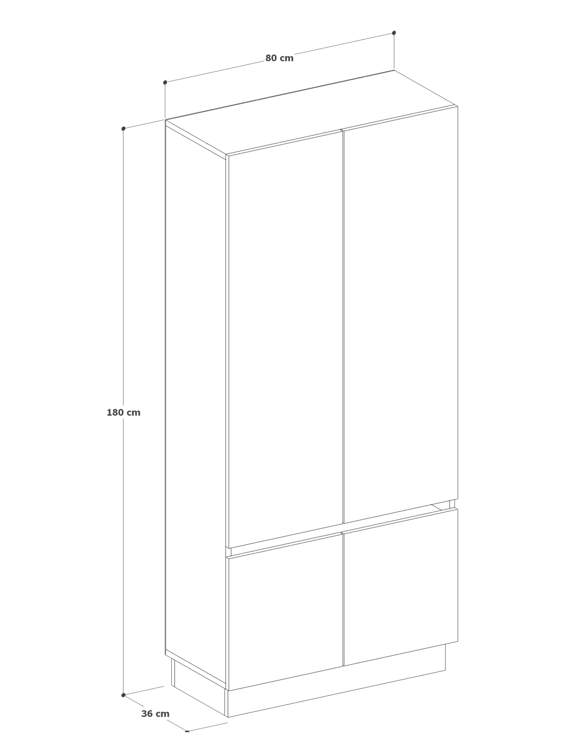 Detamob Lora Kapaklı Askılıklı Portmanto, Kapaklı Vestiyer, Beyaz/Sonoma & Karbon Gri/Sonoma