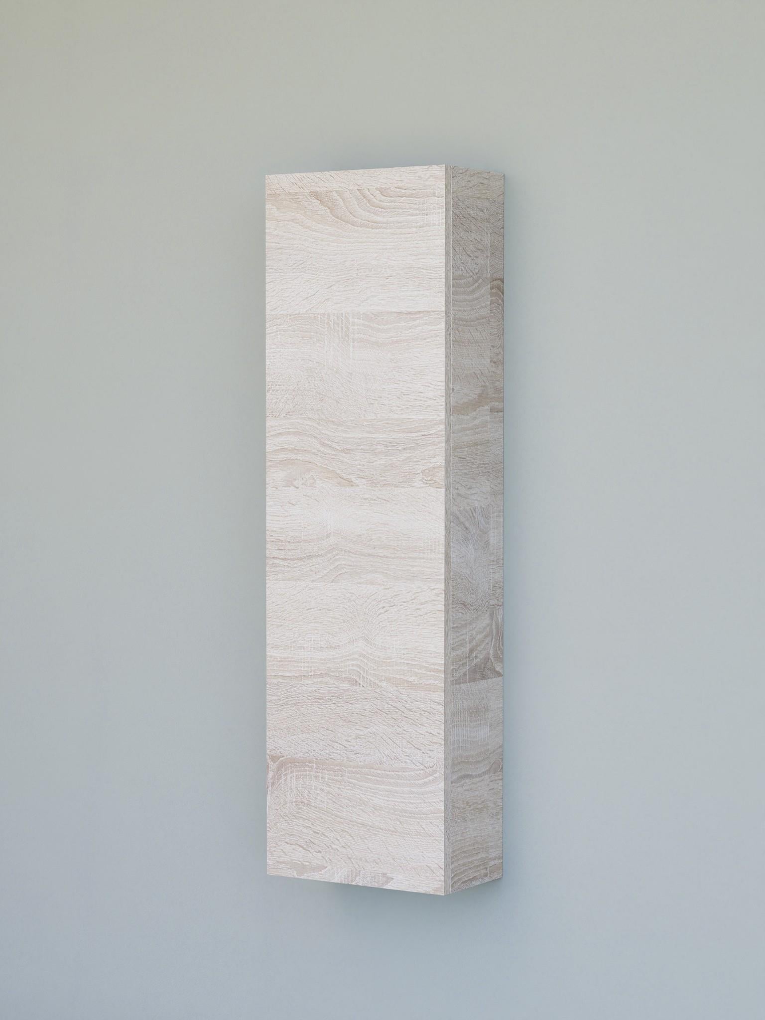 Kapaklı Raflı Banyo Dolabı, İnce Çok Amaçlı Dolap 104x31cm