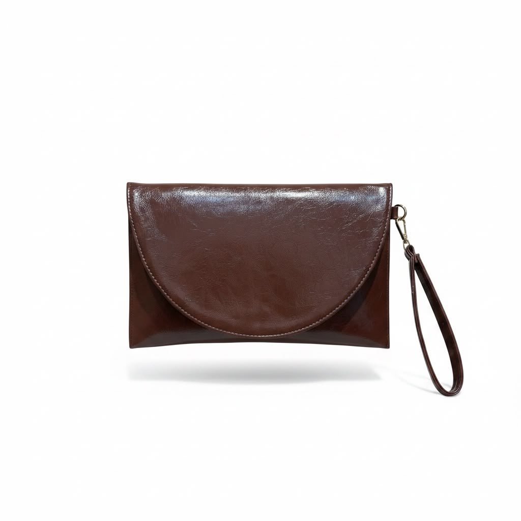 Muse Kadın Clutch Çanta Acı Kahve