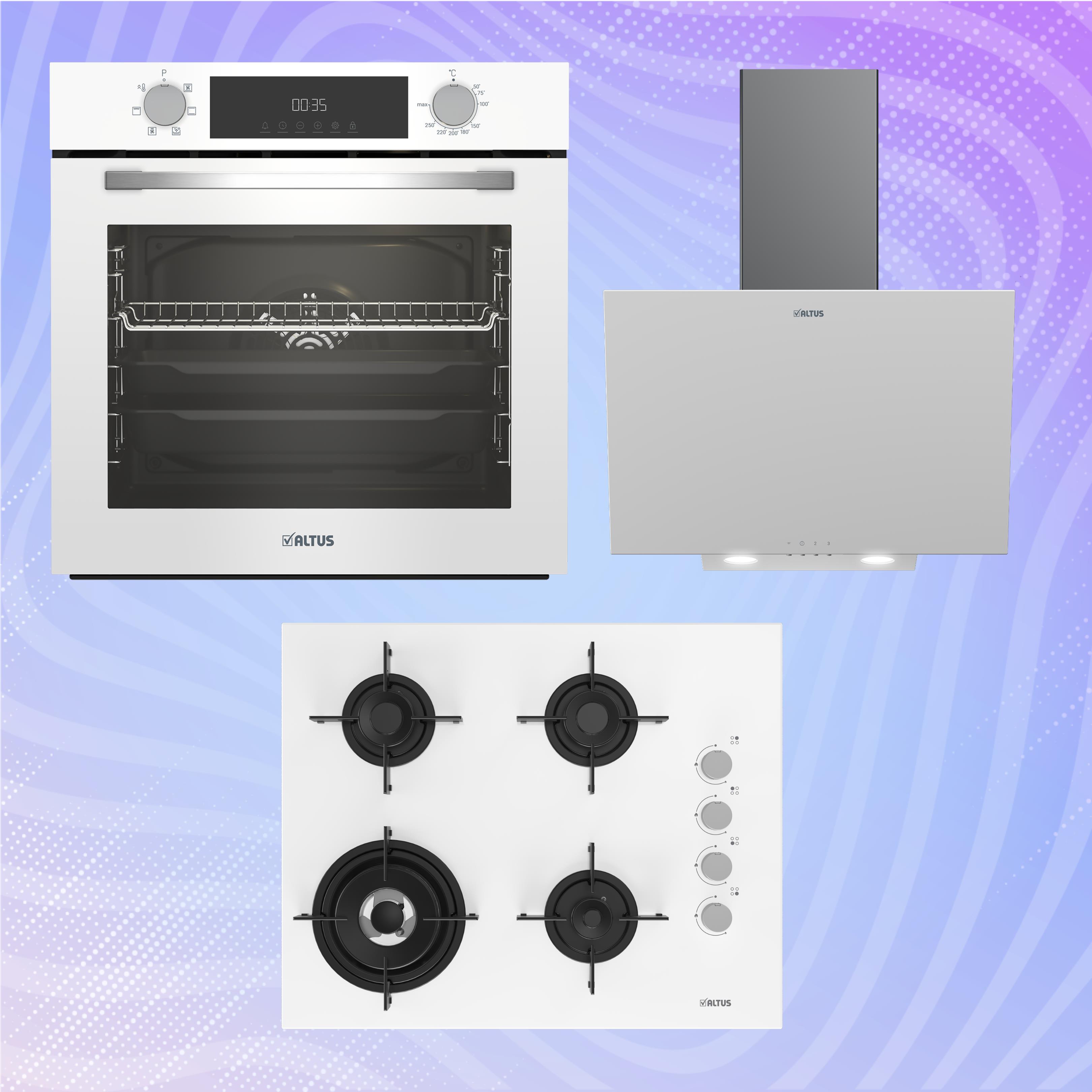 Altus Beyaz Ankastre SetALTUS Ankastre Set (AL 322 W-ALA189 DW-ALA 527W)Ankastre SetALTUSALA 322 W - ALA 189 DW - ALA 527 WALTUS